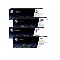 Cartouche Toner HP 205A Noir / Bleu / Jaune / Rouge