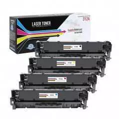 Cartouche Toner HP-312A Noir / Bleu / Jaune / Rouge