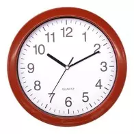 Horloge murale 1 x AA rouge
