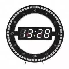 Horloge Murale 3D Salon Grand Écran LED DS-3688L