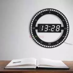 Horloge Murale 3D Salon Grand Écran LED DS-3688L