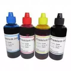Encre à colorant Premium 100ml pour imprimantes à jet d'encre HP / Canon / Brother / Epson / CISS