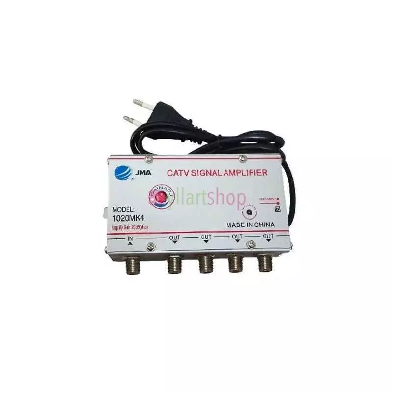 Amplificateur de Signal d'antenne de câble de TV VCR CATV de 4 voies