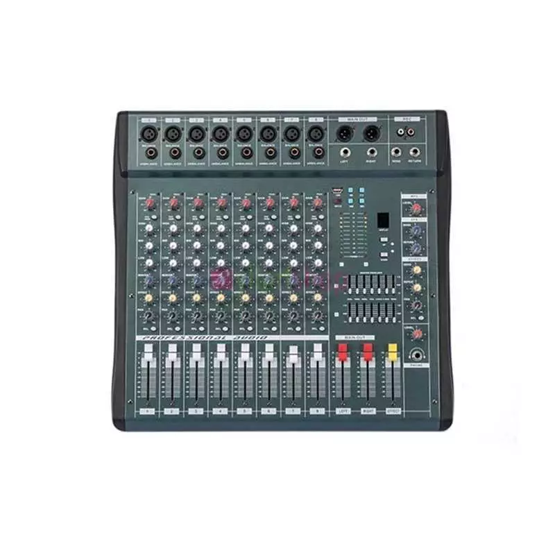 Console de Mixage Audio MX806 | 8 Canaux, DSP Effets, Alimentation Fantôme