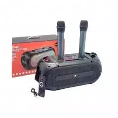 Haut parleur ZQS-4247 sans fil Blutooth Super Bass avec double Microphone à distance 3600 mah 8W avec Led Light