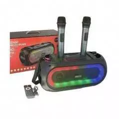 Haut parleur ZQS-4247 sans fil Blutooth Super Bass avec double Microphone à distance 3600 mah 8W avec Led Light