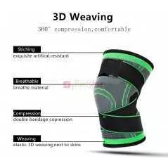 Genouillère Bretelle Sport Soutien Articulations Protecteur Fitness Compression Manches