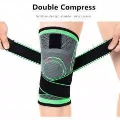 Genouillère Bretelle Sport Soutien Articulations Protecteur Fitness Compression Manches