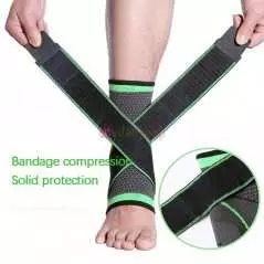 Soutien de la cheville Élastique Pression Brace Pads Gym Sports Courir Basket-Ball Bandage Football