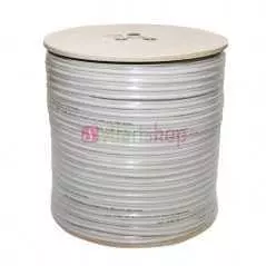 Câble Coaxial RG59 + Alimentation 2C | Vidéosurveillance CCTV 75 Ohms | Câble 2-en-1