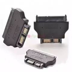 Adaptateur Slim line SATA Serial ATA 7 + 15 22 broches mâle vers Slim 7 + 6 13 broches femelle pour disque dur, CD-ROM