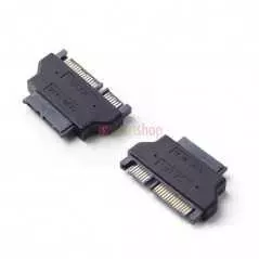Adaptateur Slim line SATA Serial ATA 7 + 15 22 broches mâle vers Slim 7 + 6 13 broches femelle pour disque dur, CD-ROM