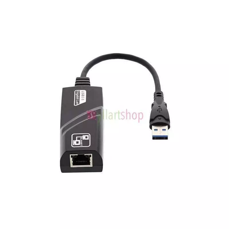 Adaptateur réseau USB 3.0 vers Gigabit Ethernet 10/100/1000Mbps Adaptateur réseau USB 3.0 vers Gigabit Ethernet 10/100/1000Mbps