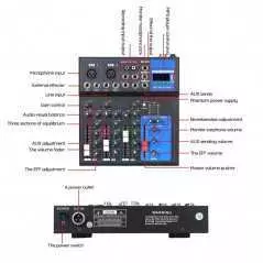 Console de mixage Yamaha MG04BT
