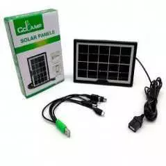 Lampe panneau solaire CL-680 pour chargement