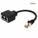 Câble adaptateur RJ45 mâle vers femelle - Prend en charge Ethernet Cat 5-Cat 6 LAN