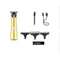 Tondeuse à cheveux professionnelle KM-9380, rechargeable par USB