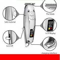 Tondeuse Rechargeable en Métal Kemei KM-127