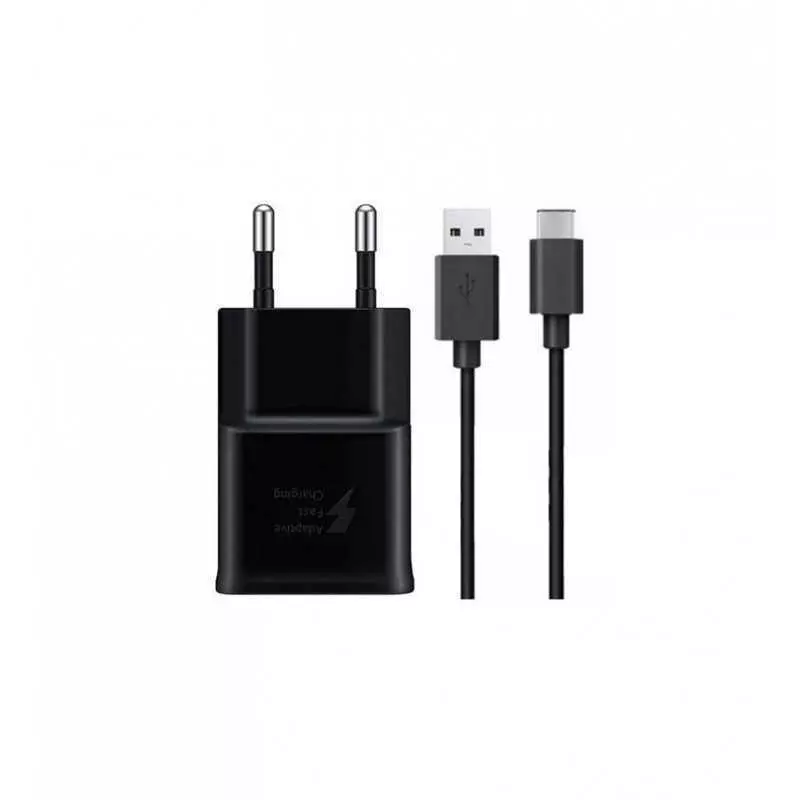Chargeur Rapide Samsung Galaxy S8 / S8+ | Kit Officiel USB Type C | 120 cm Noir