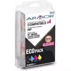 Pack 4 Cartouches d'encre HP 364XL compatible Armor
