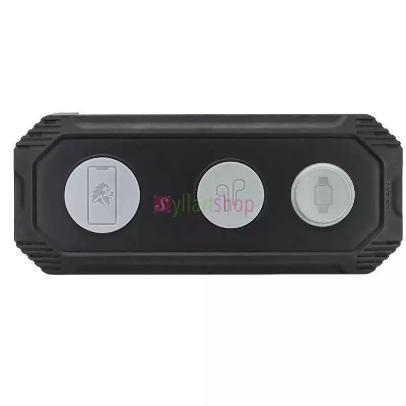 Chargeur sans fil et USB 3 en 1 Lion Energy Eclipse portable 27000 mAh / 99.9 Wh - Qi avec ports USB-A et USB-C