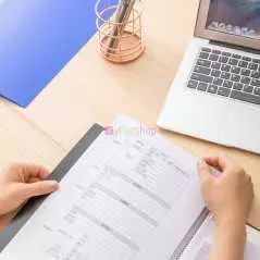 Classeur feuille transparent de bureau A4