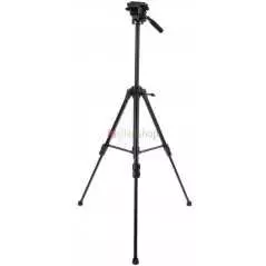 Trépied vidéo avec tête Fluide d'amortissement Kingjoy VT-1500 avec Verrouillage