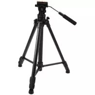 Trépied vidéo avec tête Fluide d'amortissement Kingjoy VT-1500 avec Verrouillage