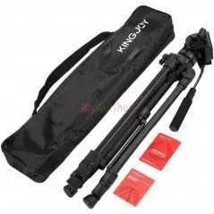 Trépied vidéo avec tête Fluide d'amortissement Kingjoy VT-1500 avec Verrouillage