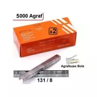 Paquets 5000 Agrafeuse Bois 131-8mm