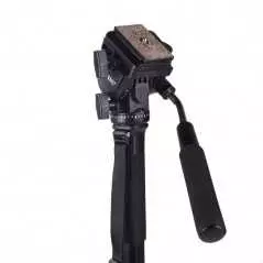Trépied Yunteng VCT-691 en alliage d'aluminium avec tête panoramique et inclinable
