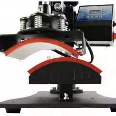 Machine d'impression pour chapeaux plats, pressoir a chaud, casquette
