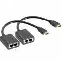 Répéteur d'Extension HDMI sur Câble Cat5e/Cat6 | Transmission Longue Distance Full HD