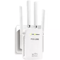 Mini Routeur Répéteur WiFi PIX-LINK | 4 Antennes Haut Gain | Plug & Play