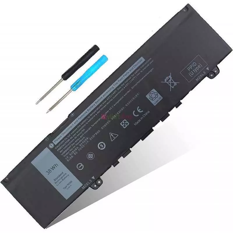 Batterie ordinateur Dell F62G0 38Wh Pour Dell Inspiron 13 5370 7370 7373 7380 7386