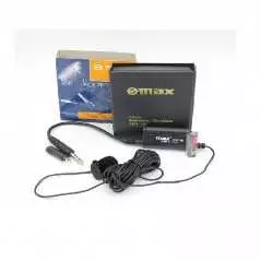 Microphone à condensateur universel MAX MM-701 avec câble de 6m pour ramassage vocal d'instruments, noir