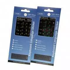 Autocollant Clavier en français, Sticker AZERTY Noir