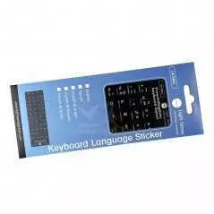 Autocollant Clavier en français, Sticker AZERTY Noir