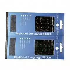 Autocollant Clavier en français, Sticker AZERTY Noir