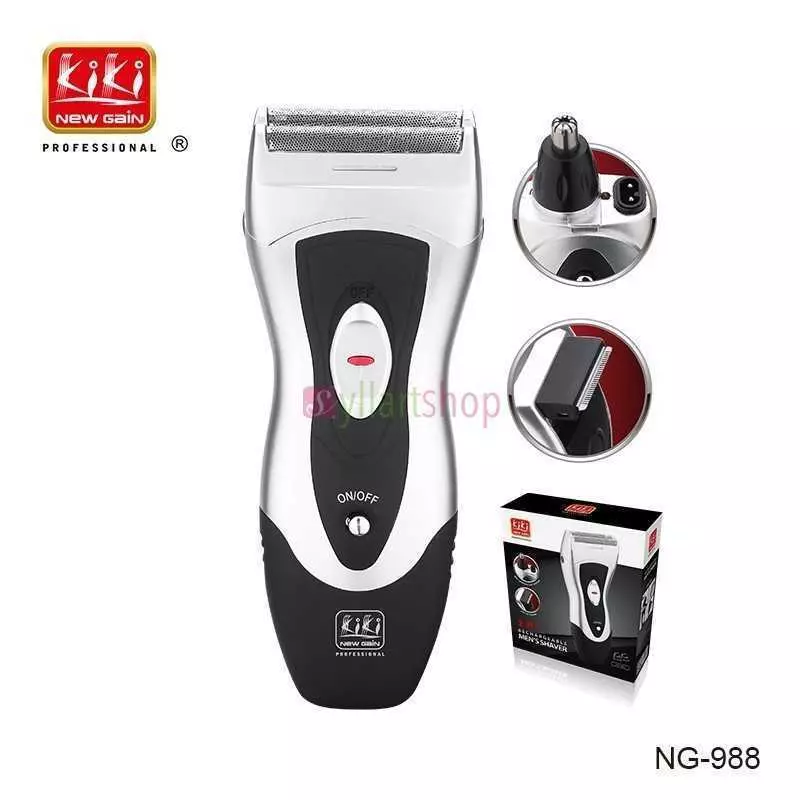 Rasoir électrique NG-988 KIKI NEWGAIN rechargeable pour homme 2 en 1