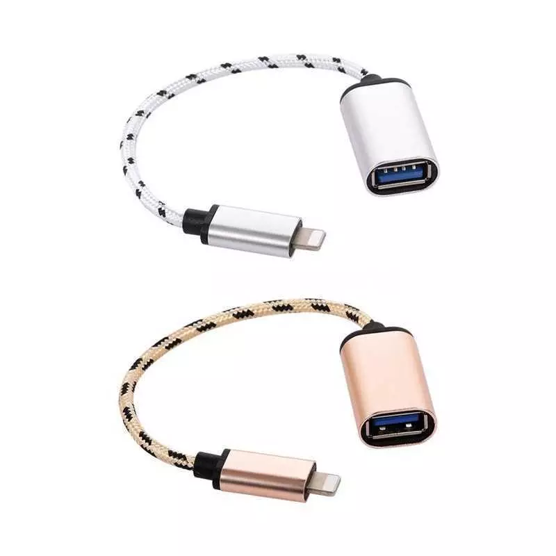 Câble OTG Lightning vers USB 3.0 | Cordon de Transfert de Données Haute Vitesse pour iPhone/iPad