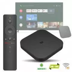 Xiaomi Mi Box 4k Hdr Android Tv 8.1 Ultra Hd  2Go RAM + 8Go Stockage Smart TV Box 4K Ultra HD + HDR