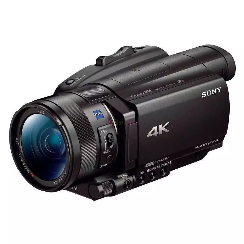 Caméscope Sony FDR-AX700 4K HDR - Zoom optique 12x - Stabilisateur optique - HDMI - Wi-Fi - NFC