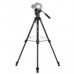 Trépied Yunteng VCT-880 vidéo professionnel en Aluminium  avec tête panoramique pour appareil photo reflex numérique
