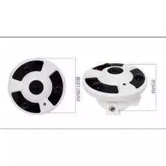 Caméra Surveillance AHD 2MP (1080p) | Panoramique 360° | Dôme Métal