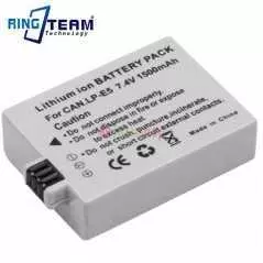 Batterie Canon LP-E5 Pour Appareil Photo Canon EOS 450D, EOS Kiss F, EOS Rebel Xsi, EOS 1000D, EOS Kiss X2