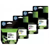 Cartouche d'encre HP 920XL Cyan / Magenta / Jaune