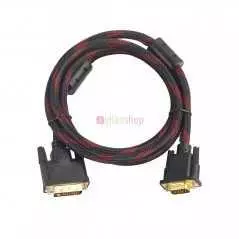 Câble vers DVI-I 24 + 5 vers VGA vidéo pour HDTV DVD ordinateur portable 1.5m