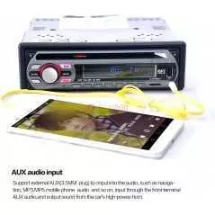 Radio voiture Audio Stéréo Radios FM Lecteur DVD/CD Prise en charge de la carte USB/SD/MMC