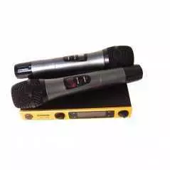 Microphone sans fil portable Shure SH-588D,avec deux microphones